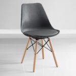 Bayside Furnishings Grey Eiffel Dining Chairs, 2 Pack - Image 8