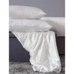 Belledorm 100% Mulberry Silk Ivory Fitted Sheet in 3 sizes - Image 3