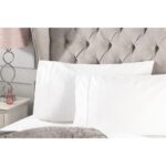 Belledorm Pure Egyptian Cotton Sateen 1000 Thread Count Bedding Bundle in 4 sizes, White - Image 2