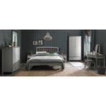 Bentley Designs Whitby Scandi Oak and Grey Double Wardrobe - Image 7
