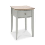 Bentley Designs Whitby Scandi Oak and Grey One Drawer Nightstand, 2 Pack - Image 4