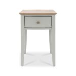 Bentley Designs Whitby Scandi Oak and Grey One Drawer Nightstand, 2 Pack - Image 3
