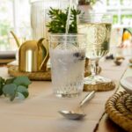 Bormioli Rocco 12 Piece Romantic Glassware Set Floral Highball Tumblers Clear - Image 5