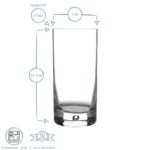 Bormioli Rocco 12 Piece Barglass Glassware Set Highball Whisky Water Clear - Image 3