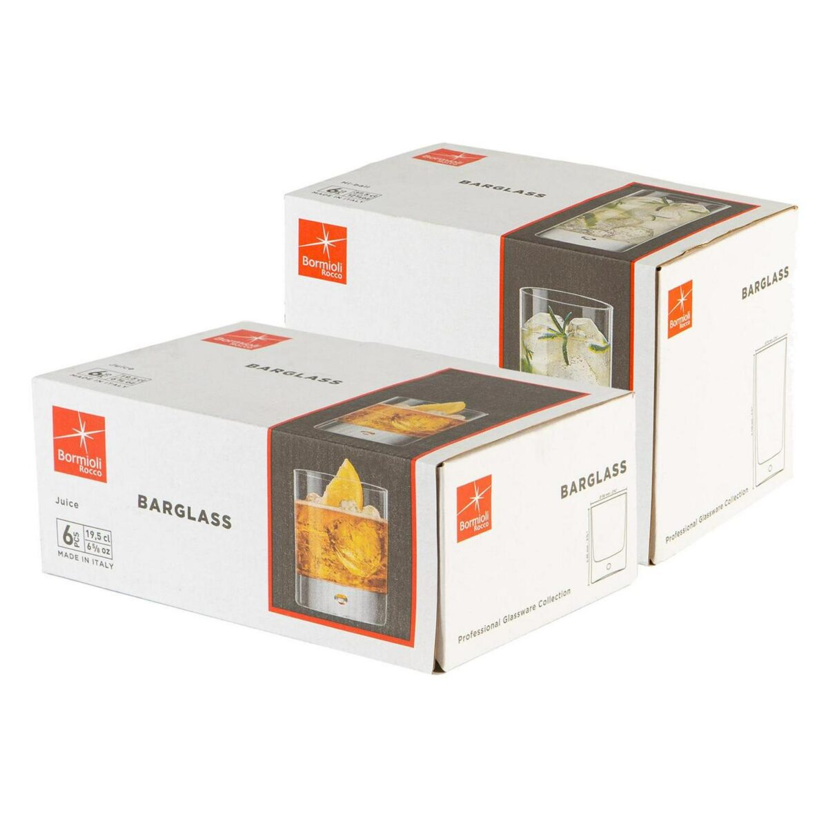 Bormioli Rocco 12 Piece Barglass Glassware Set Highball Whisky Water Clear - Image 7