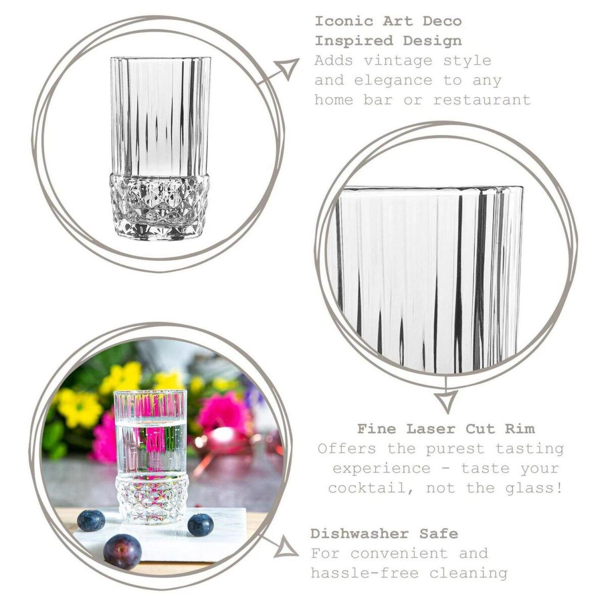 Bormioli Rocco 12x America '20s Shot Glasses Liqueur Shooter Glasses 80ml Clear - Image 2