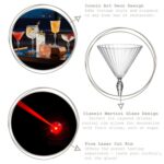 Bormioli Rocco 12x America '20s Martini Glasses Coupe Glasses Wine 250ml Clear - Image 2