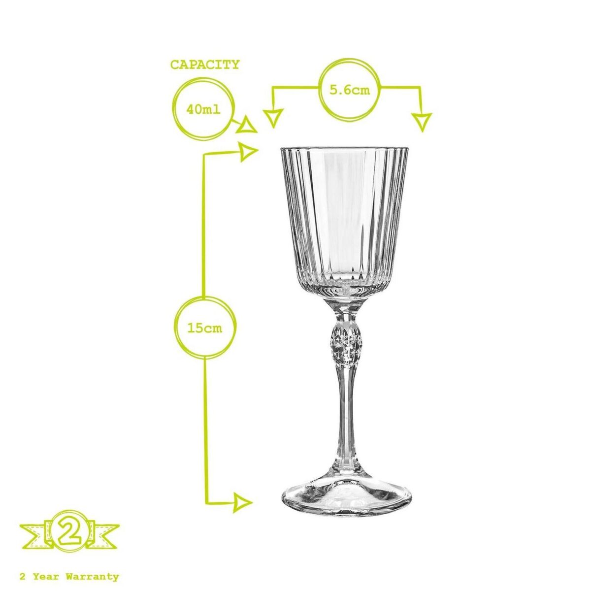 Bormioli Rocco 12x America '20s Liqueur Glasses Sherry Grappa 80ml Clear - Image 3
