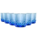 Bormioli Rocco 12x America '20s Water Glasses Whisky Tumblers 300ml Blue