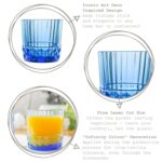 Bormioli Rocco 12x America '20s Water Glasses Whisky Tumblers 300ml Blue - Image 2
