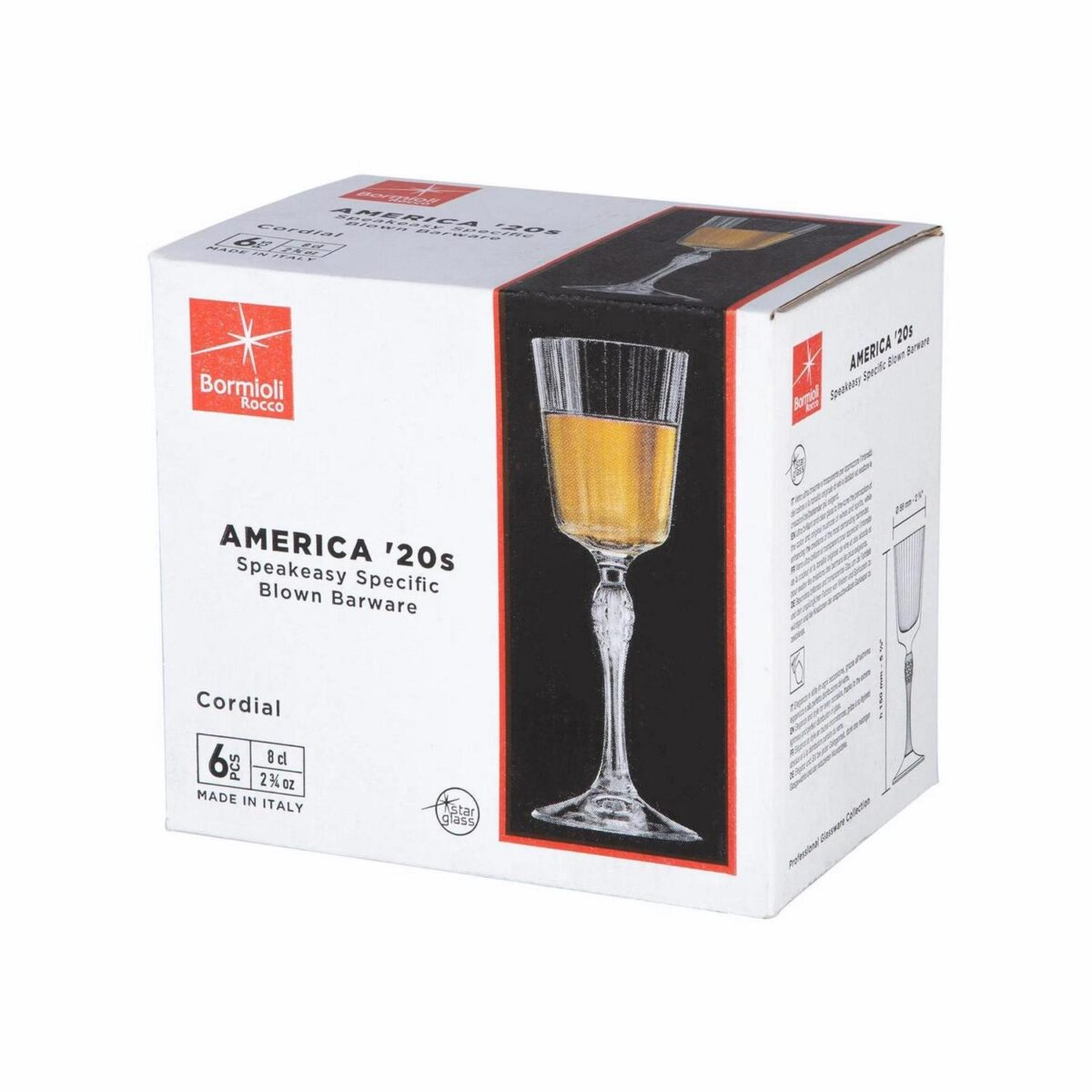 Bormioli Rocco 12x America '20s Liqueur Glasses Sherry Grappa 80ml Clear - Image 7