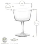Bormioli Rocco 12x Bartender Novecento Champagne Saucers Coupe 220ml Clear - Image 3