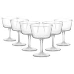 Bormioli Rocco 12x Bartender Novecento Champagne Saucers Coupe 220ml Clear