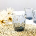 Bormioli Rocco 12x Diamond Water Glasses Dimpled Water Tumblers 300ml Blue - Image 5