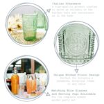 Bormioli Rocco 12x Romantic Highball Glasses Boho Water Tumblers 475ml Green - Image 2