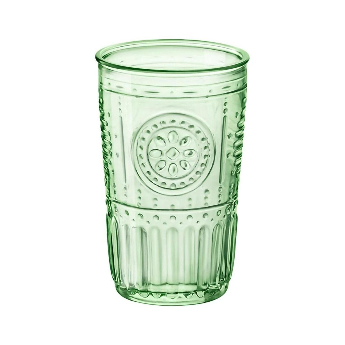 Bormioli Rocco 12x Romantic Highball Glasses Boho Water Tumblers 475ml Green - Image 4