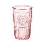 Bormioli Rocco 12x Romantic Highball Glasses Boho Water Tumblers 475ml Red - Image 4