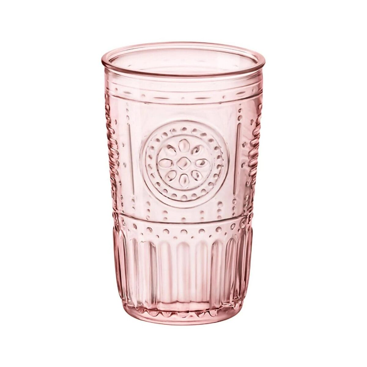 Bormioli Rocco 12x Romantic Highball Glasses Boho Water Tumblers 475ml Red - Image 4