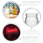Bormioli Rocco 12x Sweet Coconut Cocktail Glasses Tropical Tiki Bar 440ml Clear - Image 2