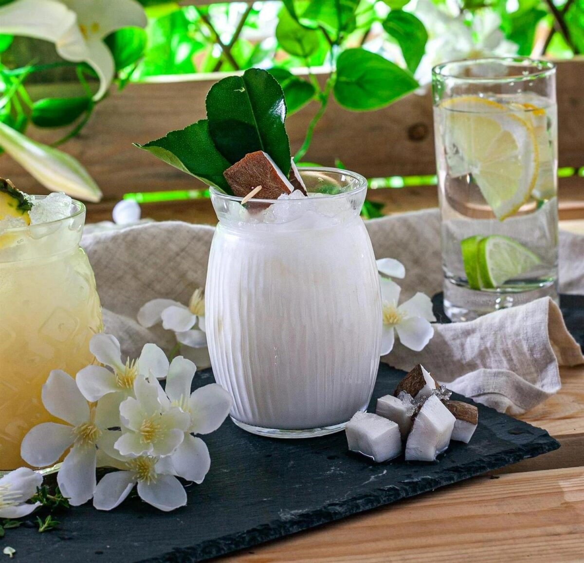 Bormioli Rocco 12x Sweet Coconut Cocktail Glasses Tropical Tiki Bar 440ml Clear - Image 6