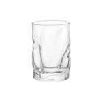 Bormioli Rocco 12x Sorgente Water Glasses Ridged Whisky Tumblers 300ml Clear - Image 4