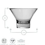 Bormioli Rocco 12x Ypsilon Ice Cream Bowls Classic Serving Glasses 375ml Clear - Image 3