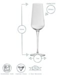 Bormioli Rocco 18 Piece Inalto Uno Small Stemware Set Lead Free Wine Clear - Image 3