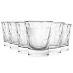 Bormioli Rocco 24x Diamond Shot Glasses Dimpled Liqueur Shooter 80ml Clear