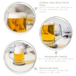Bormioli Rocco 2x Stern Tankard Glass Beer Mugs Classic German 510ml Clear - Image 2