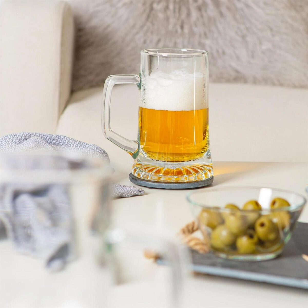 Bormioli Rocco 2x Stern Tankard Glass Beer Mugs Classic German 510ml Clear - Image 5