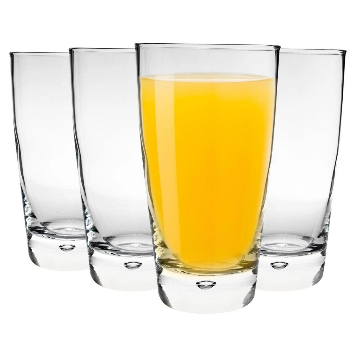 Bormioli Rocco 4x Luna Highball Glasses Classic Water Glass 340ml Clear - Image 1
