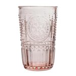 Bormioli Rocco 4x Romantic Water Glasses Boho Whisky Juice Tumbler 340ml Red - Image 4