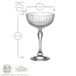 Bormioli Rocco 6x America '20s Champagne Saucers Coupe Glasses 230ml Clear - Image 3