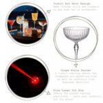 Bormioli Rocco 6x America '20s Champagne Saucers Coupe Glasses 230ml Clear - Image 2