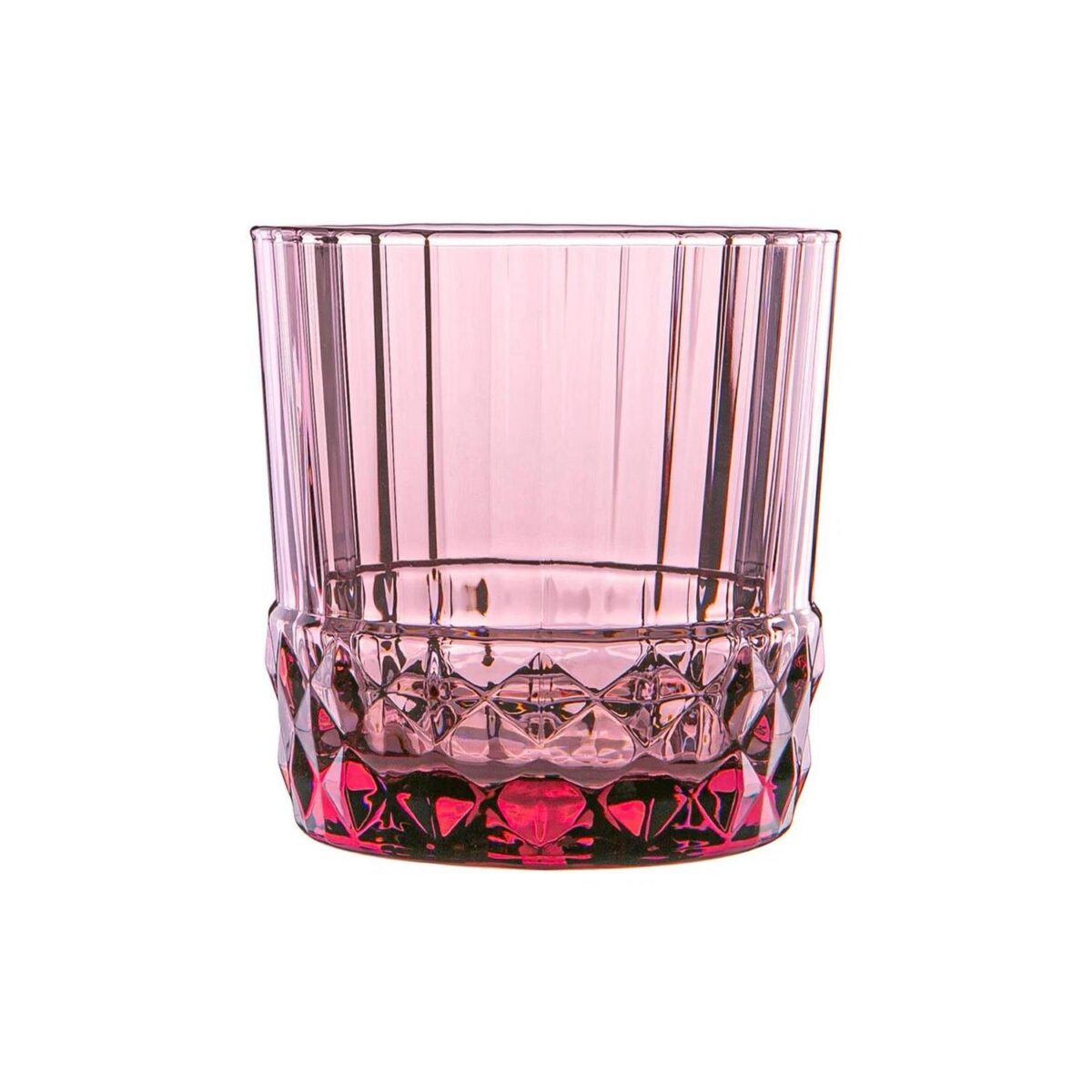 Bormioli Rocco 6x America '20s Water Glasses Whisky Cocktail Tumbler 300ml Rose - Image 4