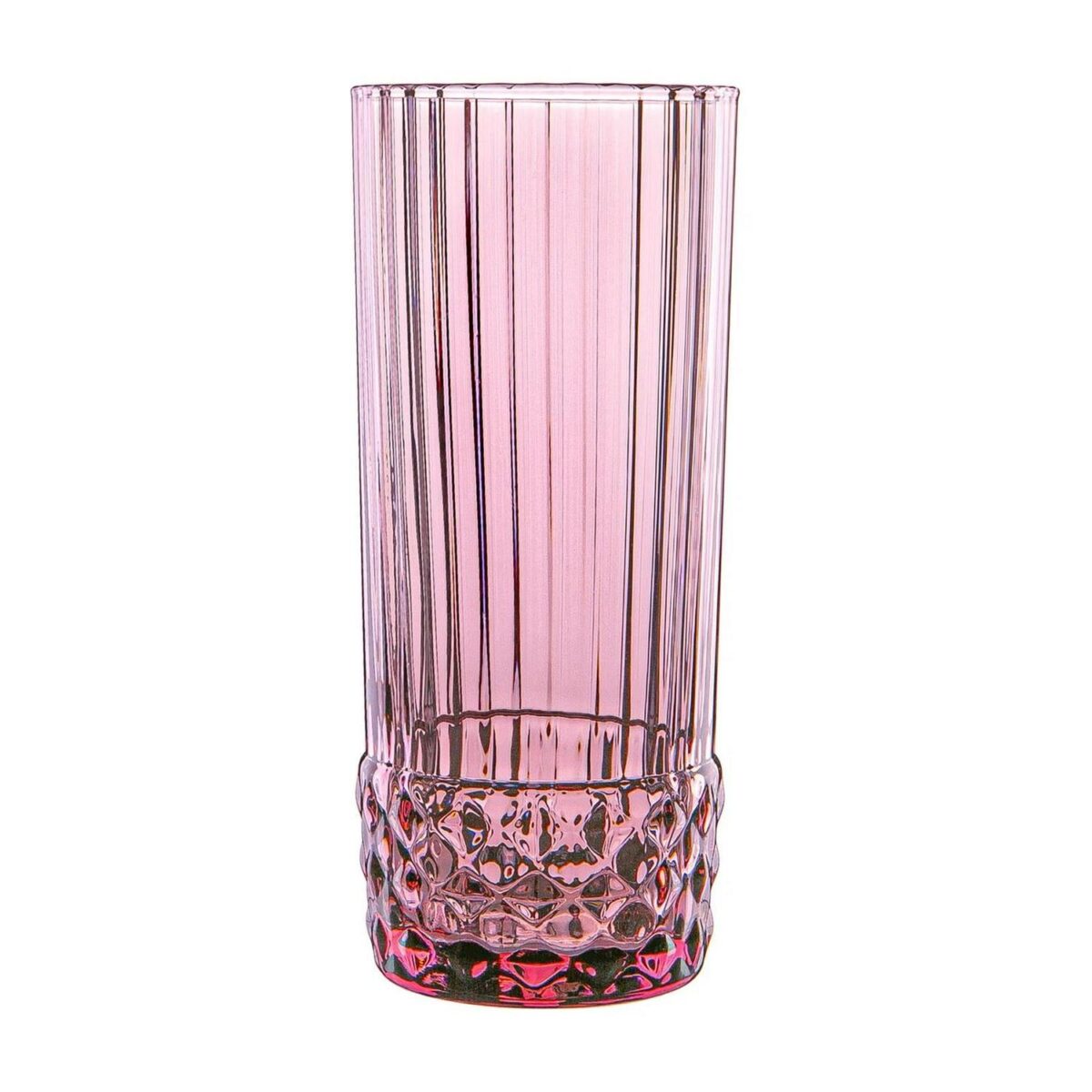 Bormioli Rocco 6x America '20s Highball Glasses Cocktail Tumblers 400ml Rose - Image 4