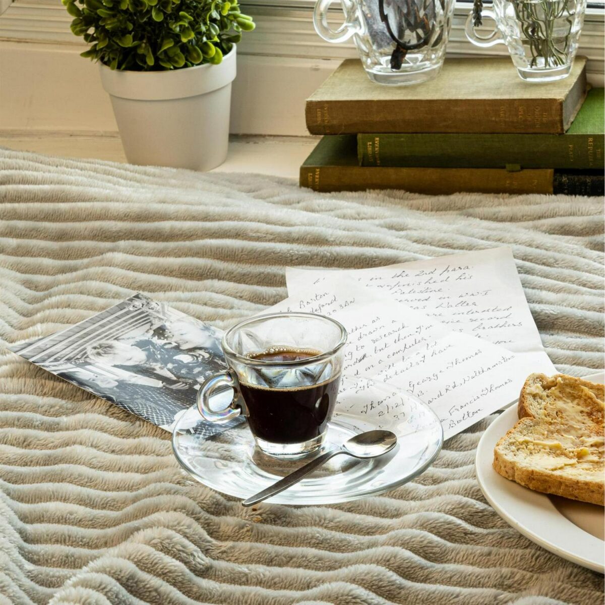 Bormioli Rocco 6x Bar Glass Espresso Saucers Coffee Ristretto Mug 14cm Clear - Image 5