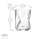 Bormioli Rocco 6x Cassiopea Whisky Glasses Water Old Fashioned 410ml Clear - Image 3