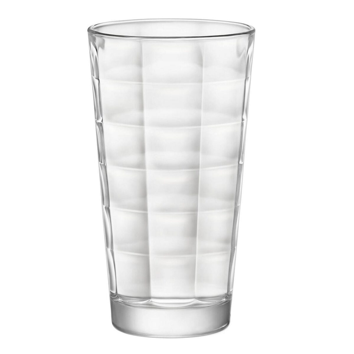 Bormioli Rocco 6x Cube Highball Glasses Dimpled Water Juice 365ml Clear - Image 4