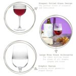 Bormioli Rocco 6x Inventa Wine Glasses Wine Stemware Goblets 500ml Clear - Image 2