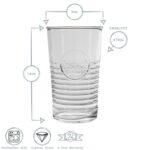 Bormioli Rocco 6x Officina 1825 Highball Glasses Water Tumblers 475ml Clear - Image 3