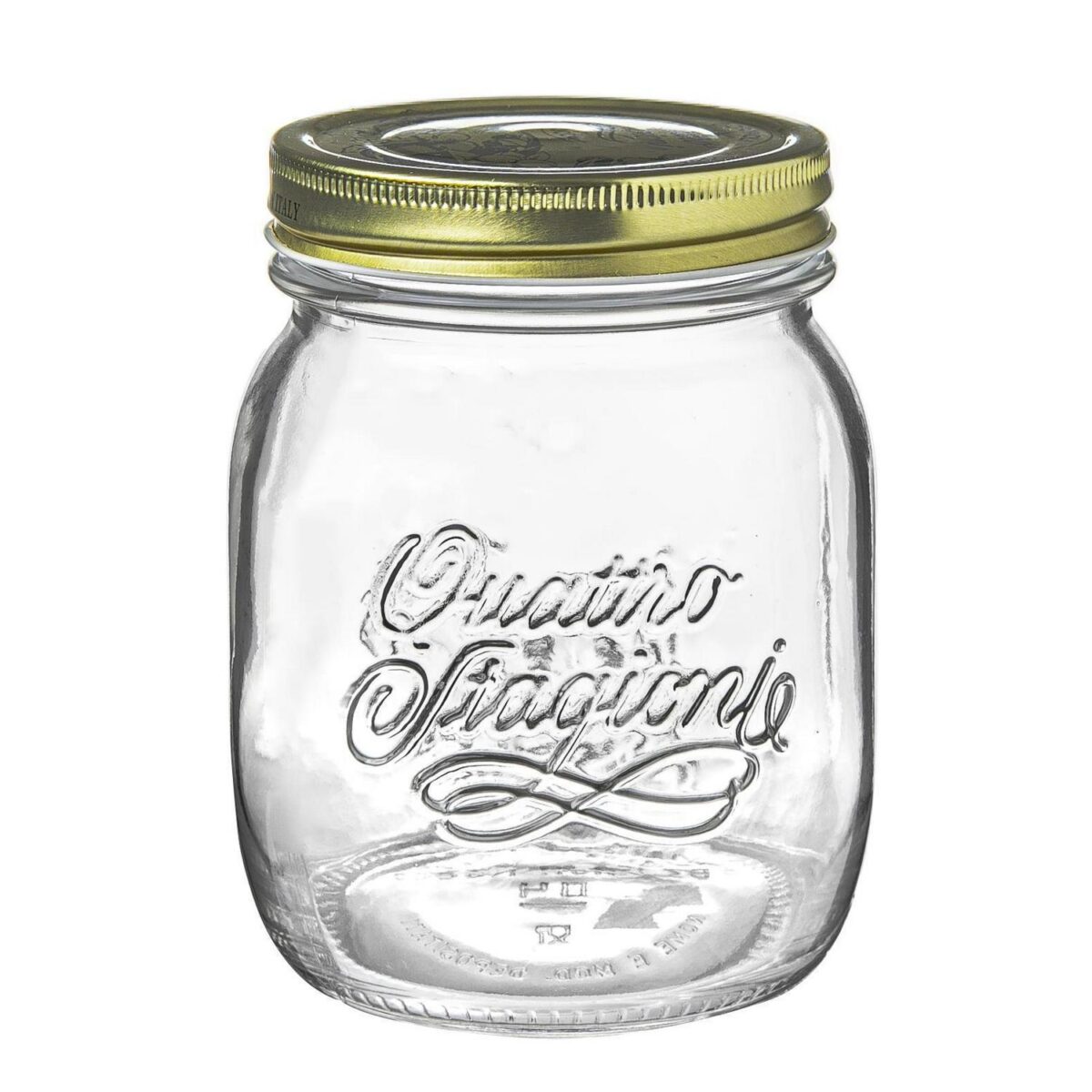 Bormioli Rocco 6x Quattro Stagioni Glass Storage Jar Food Canister 700ml Clear - Image 4