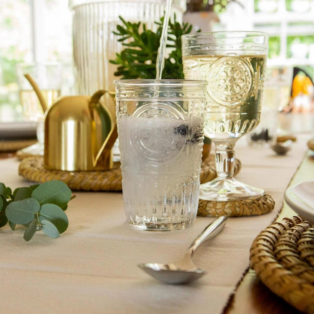 Bormioli Rocco 6x Romantic Water Glasses Vintage Style Tumbler 305ml Clear - Image 5
