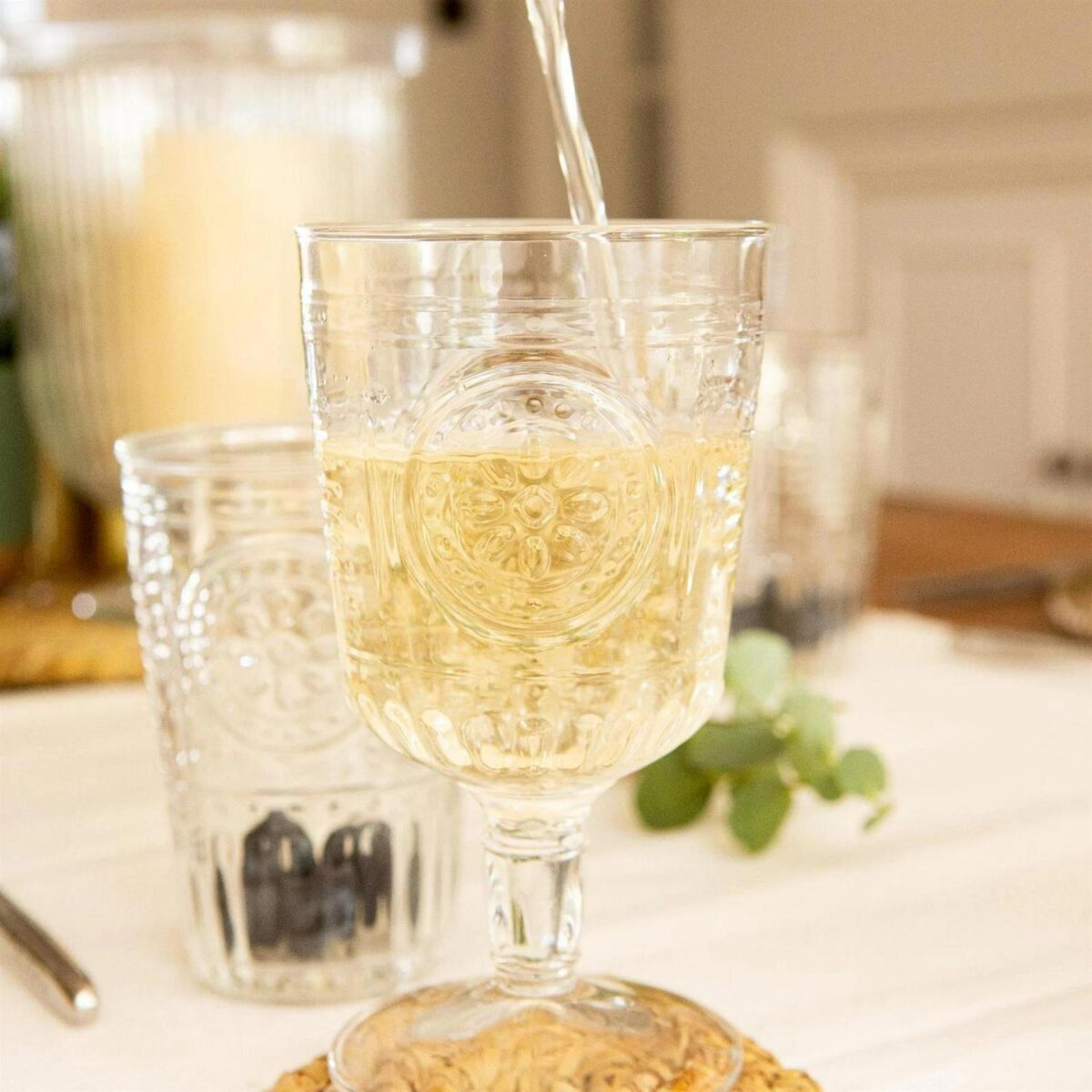 Bormioli Rocco 6x Romantic Wine Glasses Italian Vintage 320ml Clear - Image 5