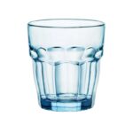 Bormioli Rocco 6x Rock Bar Lounge Water Glasses Whisky Tumblers 270ml Blue - Image 4