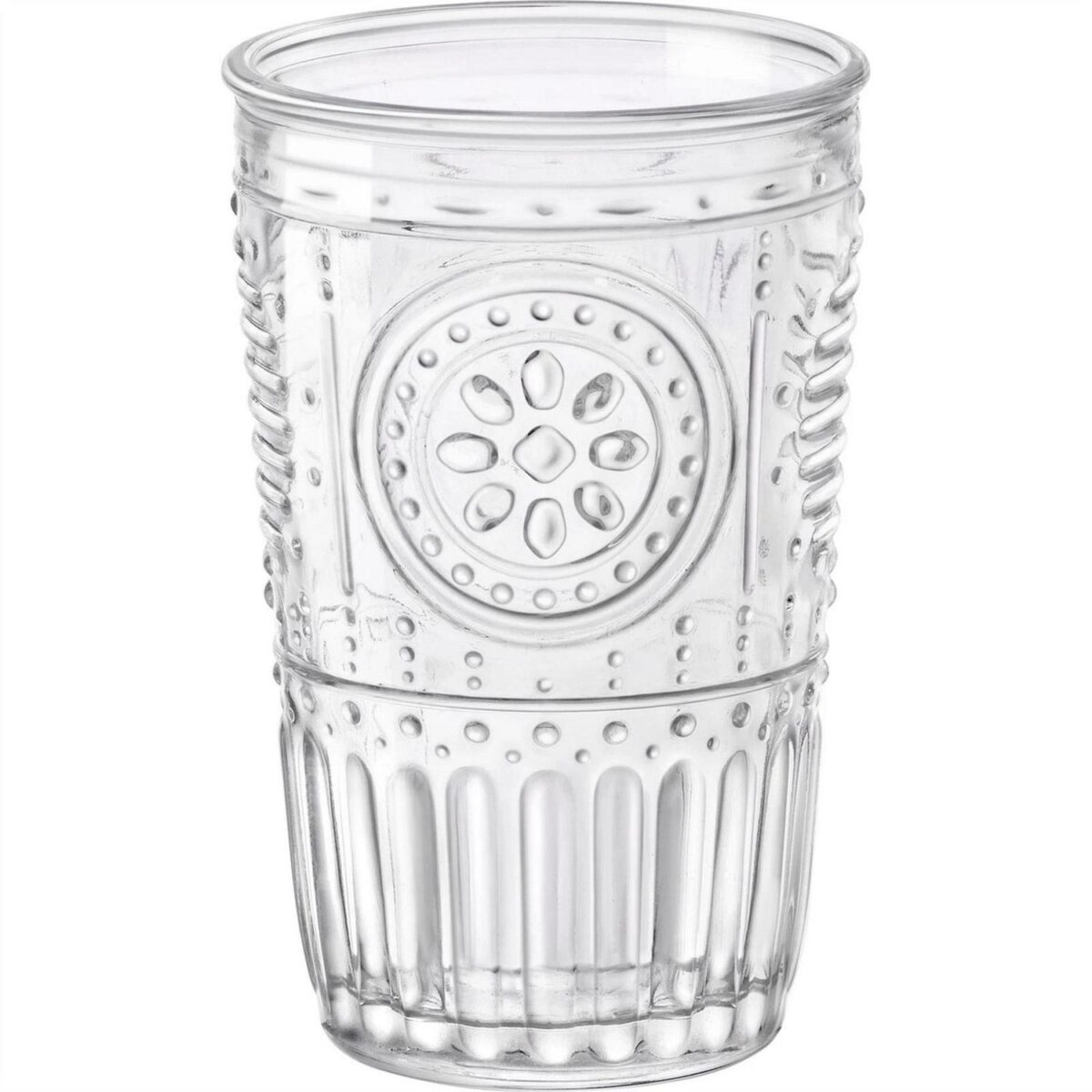 Bormioli Rocco 6x Romantic Water Glasses Vintage Style Tumbler 305ml Clear - Image 4
