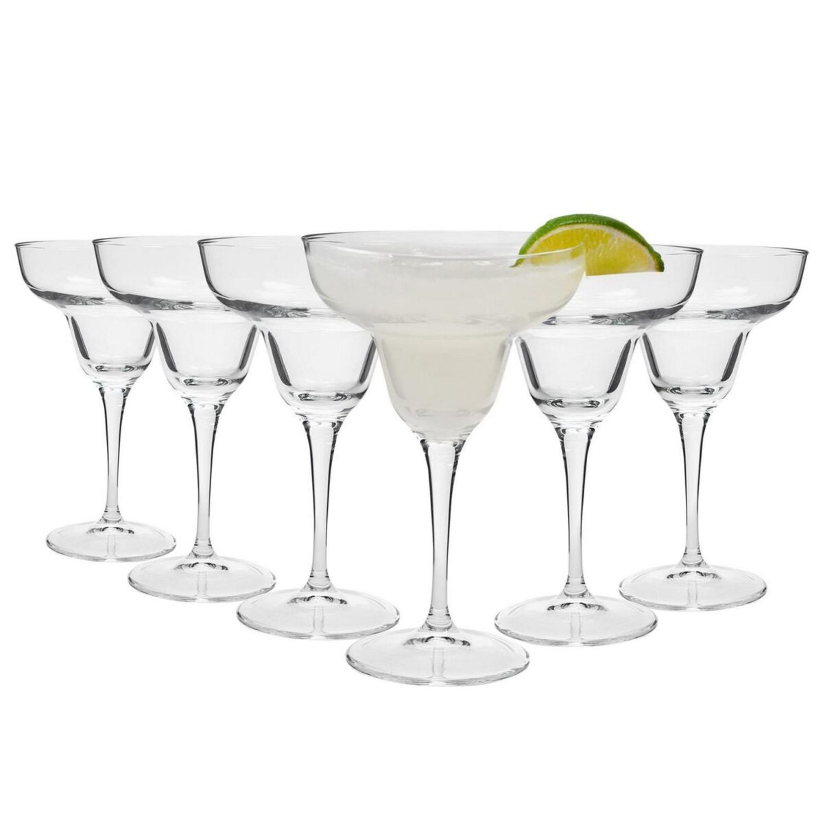 Bormioli Rocco 6x Ypsilon Margarita Glasses Classic Italian Glass 330ml Clear - Image 1
