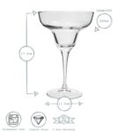 Bormioli Rocco 6x Ypsilon Margarita Glasses Classic Italian Glass 330ml Clear - Image 3