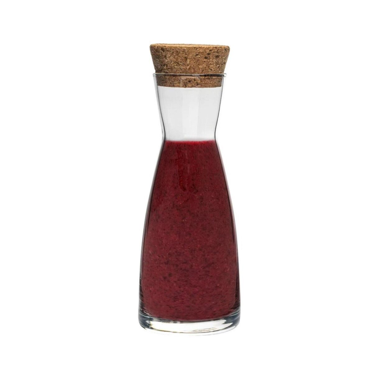 Bormioli Rocco 6x Ypsilon Glass Carafes With Cork Lids Water 1.1L Clear - Image 4