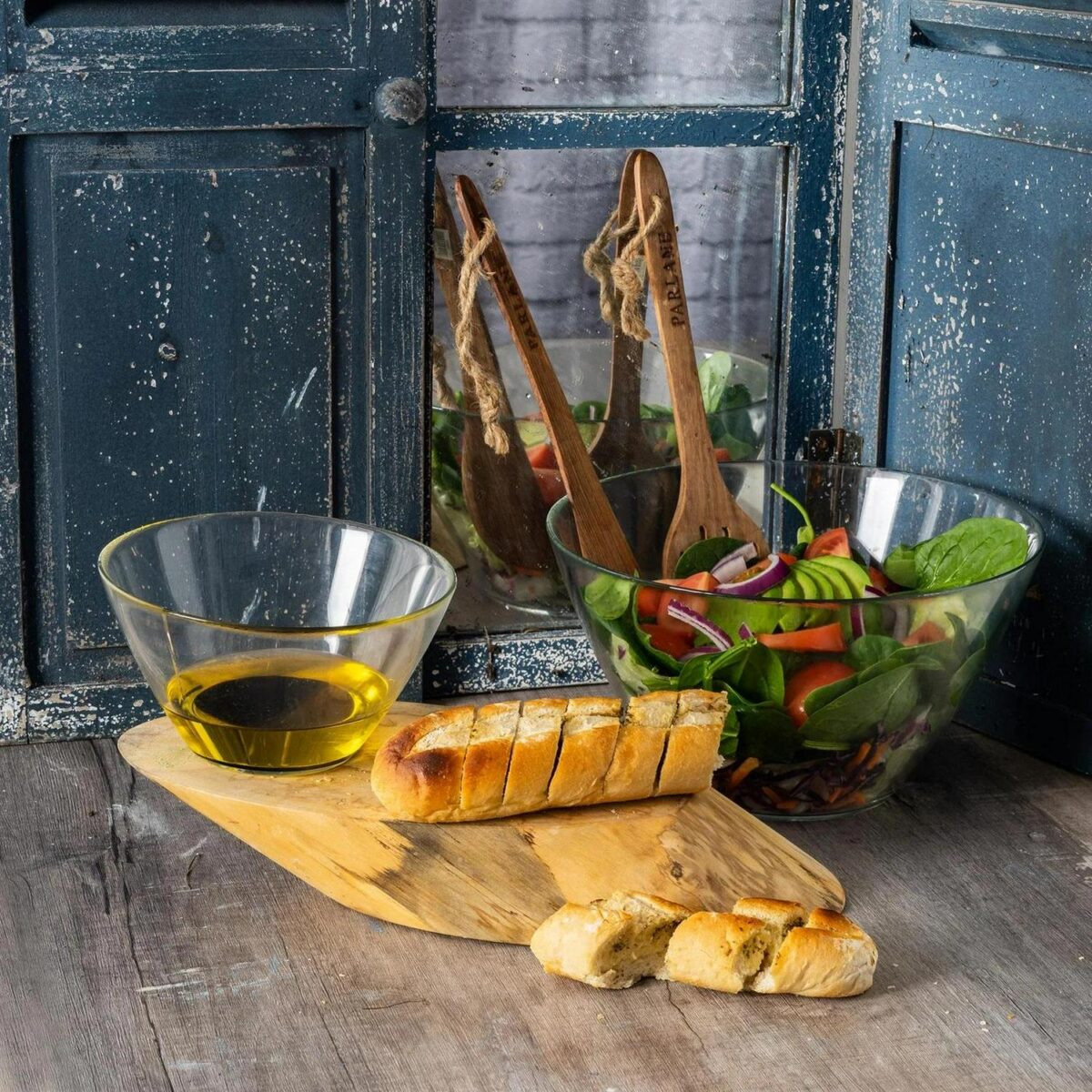 Bormioli Rocco Basic Glass Kitchen Mixing Bowl Salad Serving Dish 435ml Clear - Image 4